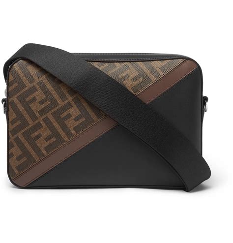 fendi messenger bag men|fendi bag with thick strap.